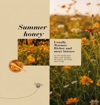 Carousel about summer honey